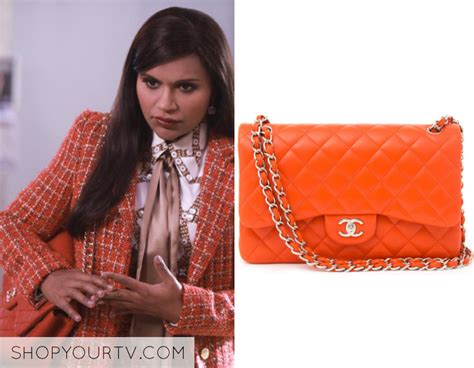 The Mindy Project: Season 6 Episode 8 Mindy's Orange Flap Bag